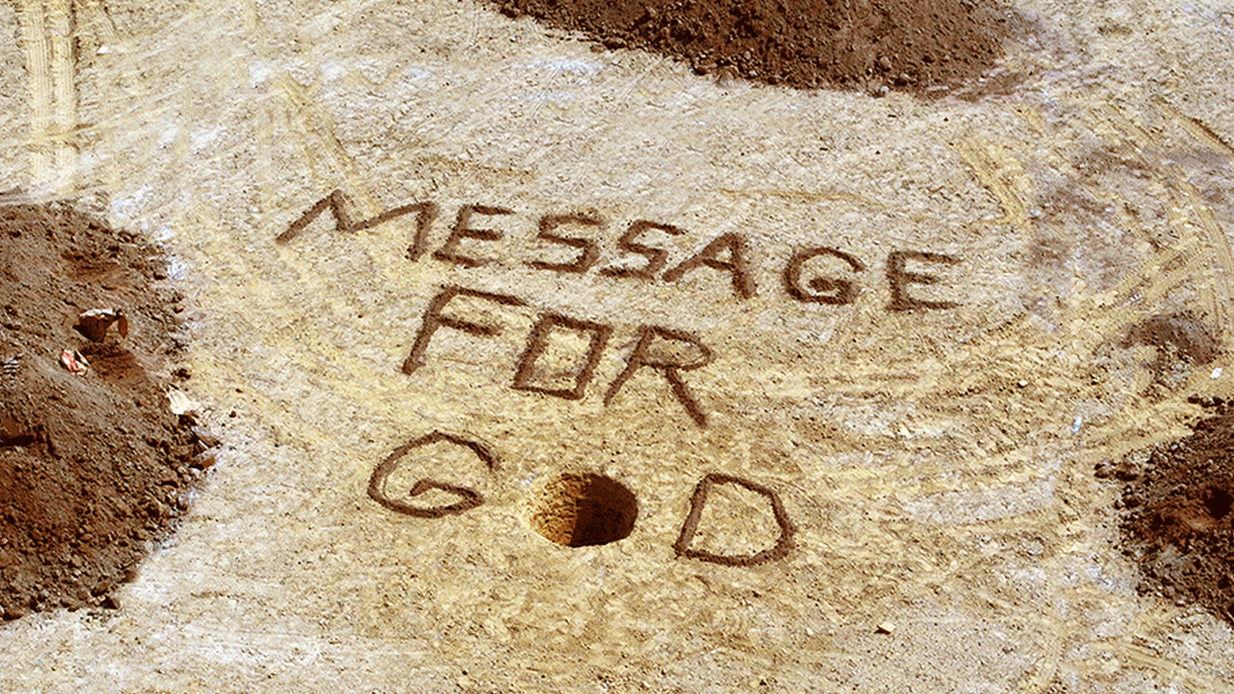 message-for-god-land-art